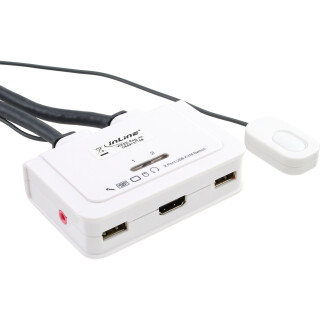 InLine® KVM Switch 2 Port HDMI USB with Audio