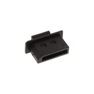 50er Pack InLine® Staubschutz, für DisplayPort Buchse, schwarz