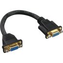 InLine® VGA Adapter Cable 15 Pin VGA femalte to female 0.2m
