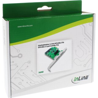 InLine® Schnittstellenkarte, 2+2-fach SATA 6Gb/s, PCIe, kein RAID