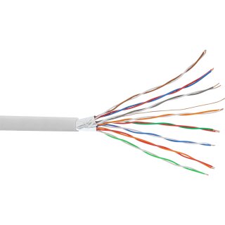 InLine® Telephone Cable 16 wire solid installation 8x2x06mm shielded 25m