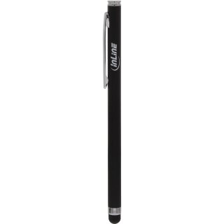 InLine® Stylus, Stift für Touchscreens von Smartphone und Tablet, schwarz