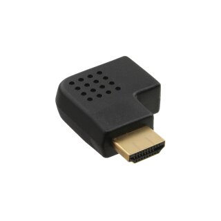 InLine HDMI Adapter male to female side angled right gold plated