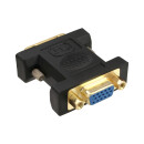 InLine® DVI-A Adapter DVI 12+5 male to VGA 15HD...