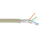 InLine® Patch Cable S/FTP PiMF Cat.6A halogen free 500MHz grey 100m