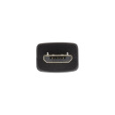 InLine® Micro-USB OTG Adapterkabel, Micro-B Stecker gewinkelt an USB A Buchse, 0,15m