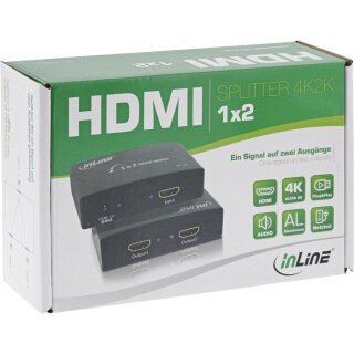 InLine Splitter HDMI 2 Port 4K2K UltraHD