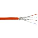 InLine® Installation Cable S/FTP PiMF Cat.7a AWG23 1200MHz halogen free orange 100m
