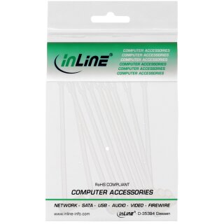 10er Pack InLine® Staubschutz, für LWL ST- oder simplex SC-Stecker