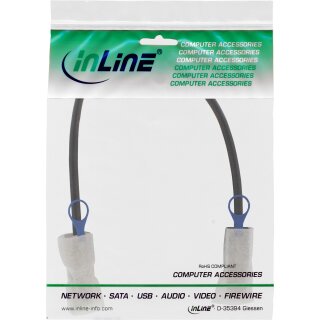 InLine® SAS Anschlusskabel, Mini-SAS 26pin SFF-8088 an Mini-SAS 26-pin SFF-8088, 0,5m