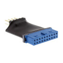 InLine® USB 3.0 to 2.0 Adapter internal USB 3.0 19 Pin to USB 2.0 internal device