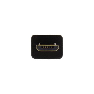 InLine® Micro-USB 2.0 Kabel, USB-A Stecker an Micro-B Stecker, vergoldete Kontakte, 2m