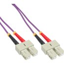 InLine® LWL Duplex Kabel, SC/SC, 50/125µm, OM4, 5m