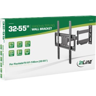 InLine® Wandhalterung, für Display 81-140cm (32-55), max. 50kg