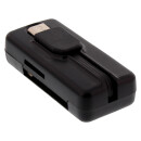 InLine® OTG Card Reader Dual Flex for SD and micro SD with USB Port and 2 Card Slots