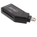 InLine® OTG Mobile Card Reader USB 2.0 for SD and microSD for Android