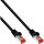 InLine® Patch Cable S/FTP PiMF Cat.6 250MHz copper halogen free black 15m