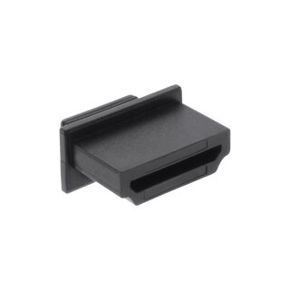 10er Pack InLine® Staubschutz, für HDMI Buchse, schwarz