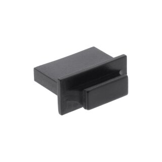 10er Pack InLine® Staubschutz, für HDMI Buchse, schwarz