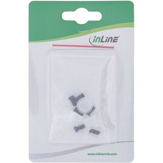 InLine® Staubschutz-Set, für Audio-Schnittstellen (Cinch, 3,5mm), 9-teilig