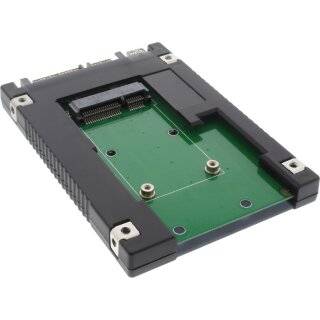 InLine® Laufwerksadapter 2,5, SATA auf mSATA SSD