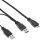 InLine® USB 3.0 Y-Cable 2x Type A male to Micro B male black 1.5m