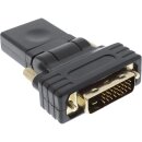 InLine® HDMI to DVI Adapter HDMI female to DVI male flexible gold plated 4K2K