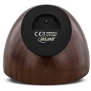 InLine® Bluetooth "woodwoom" Walnut Wooden Speaker 52mm
