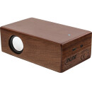 InLine® "woodbrick" Speaker in real Wooden...