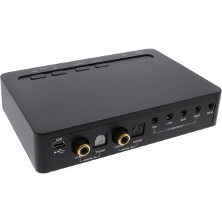 InLine® USB 2.0 SoundBox 7.1, 48KHz / 16-bit, mit Toslink Digital IN / OUT