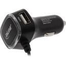 InLine® USB Car Adapter 5V / 3.1A 2x USB A + Micro USB 5 Pin