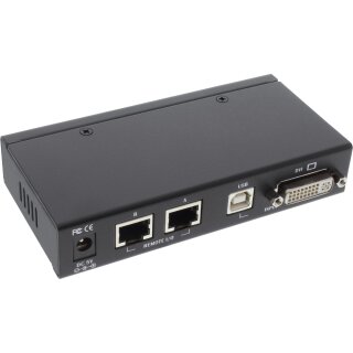 InLine® DVI USB KVM Extender over TP Cable with Audio up to 50m