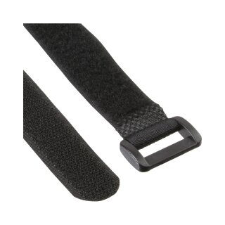 InLine® Cable Strips hook-and-loop 20x100mm 10 pcs. black