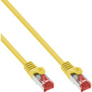 InLine® Patch Cable S/FTP PiMF Cat.6 250MHz PVC CCA yellow 3m