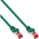 InLine® Patch Cable S/FTP PiMF Cat.6 250MHz PVC CCA green 2m