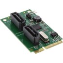 InLine® Mini-PCIe 2.0 Karte, 2x SATA 6Gb/s, RAID...