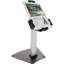 InLine® Tablet Countertop Holder Aluminum lockable universal use for 7.9" - 10.1"