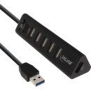 InLine® Smart Hub 7 Port USB 3.0 & 2.0 Hub with...