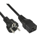 InLine® Power Cable 16A Type F straight to IEC connector IEC320/C19 0.5m