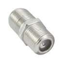 InLine® SAT F-Adapter 2x female for Cable extensions...