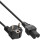 InLine® Power Cable CEE7/7 angled to C15 straight 3 x 1mm² black 3m