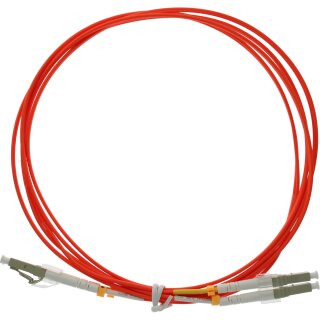 InLine® LWL Duplex Kabel, LC/LC, 62,5/125µm, OM1, 0,5m