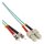 InLine® LWL Duplex Kabel, SC/ST, 50/125µm, OM3, 0,5m