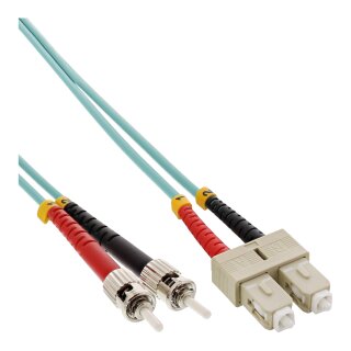 InLine® Fiber Optical Duplex Cable SC/ST 50/125µm OM3 7.5m