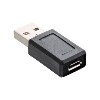 InLine® Micro-USB Adapter, USB A Stecker an Micro-USB B Buchse