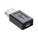 InLine® Micro-USB adapter, USB A female to Micro-USB...