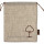 10pcs. InLine® Universal hemp bag, 240x200mm