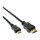 InLine® HDMI mini Cable High Speed Type A male to C male gold plated 0.5m