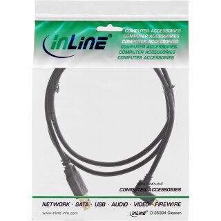 InLine® Micro-USB 2.0 Kabel, USB-A Stecker an Micro-B Stecker gewinkelt, vergoldete Kontakte, 1m
