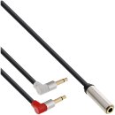 InLine® Slim Audio Plane headphone adpter cable, 2x 3.5mm...